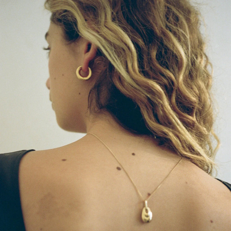 Otiumberg Ellipse Necklace in 14 kt Gold Vermeil