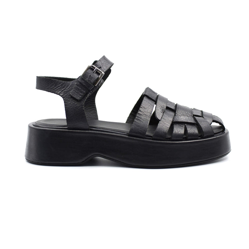 The Fisher Sandal | Black