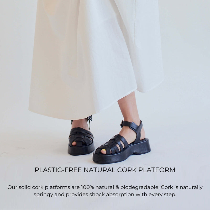 The Fisher Sandal | Black