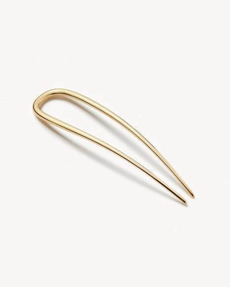 Machete Midi Oval French Hair Pin Gold