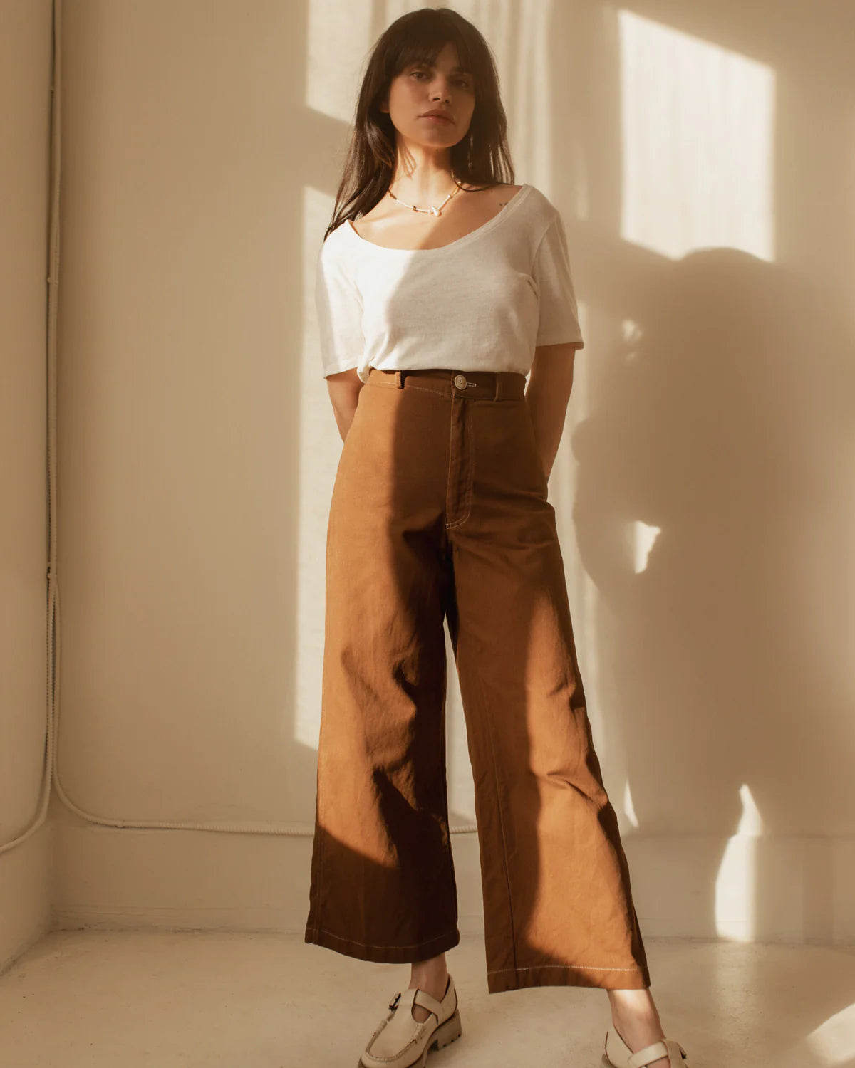 トップス HARGUEDRYCOTTONPLANESWEATFOODIE PANTS Harly Jae Tristan Pants in Brunette – Mabel and Moss
