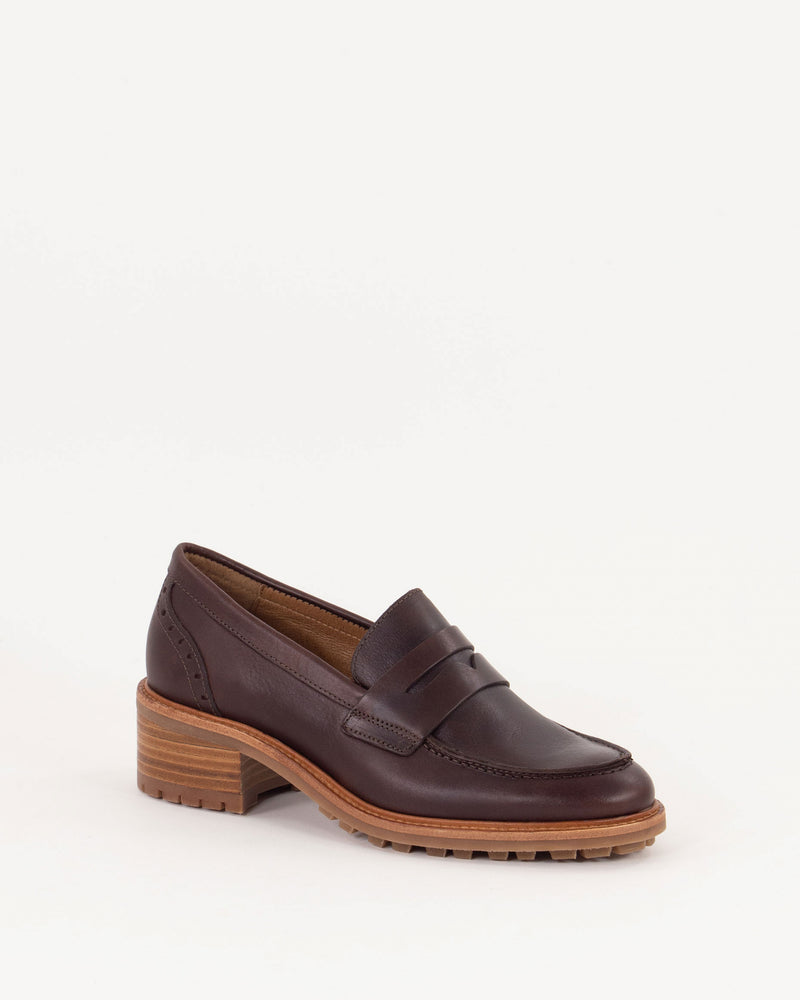 Sessun Hayden Loafers | Brown Whiskey Leather