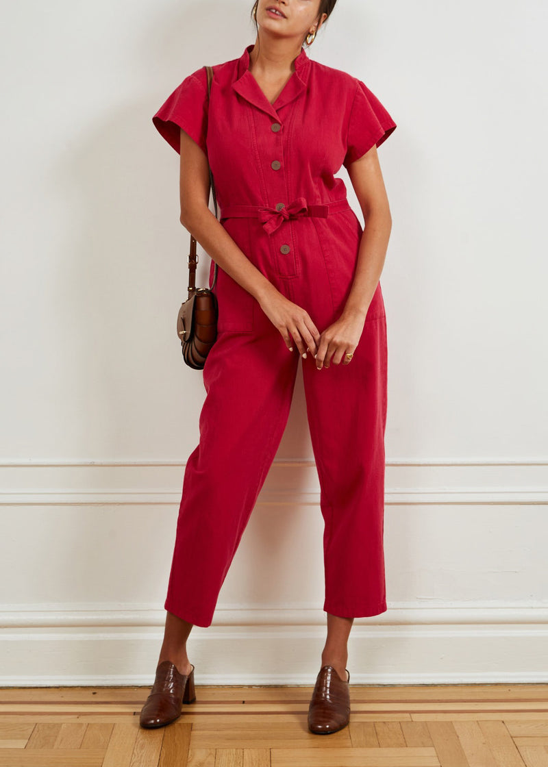 Loup Sally Jumpsuit in Rose