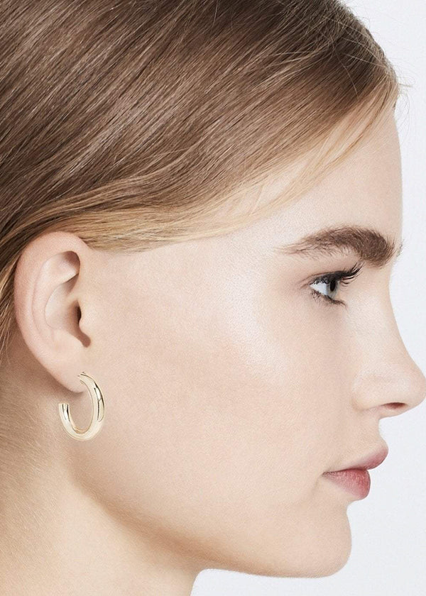 Jennifer Zeuner Lou 1" Earrings in 14k Gold