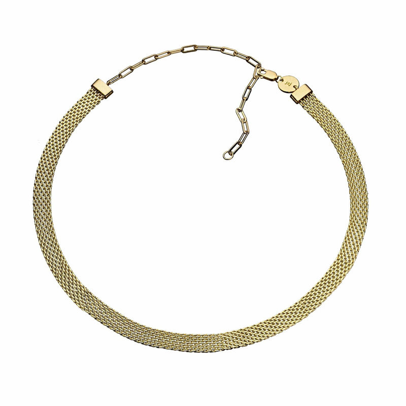 Gal Gold Mesh Necklace