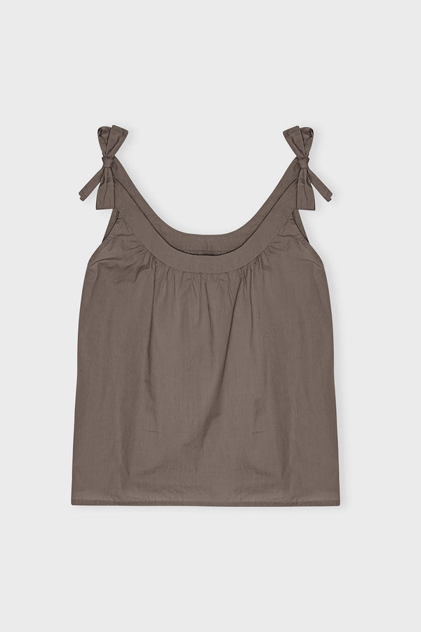 Care by Me Laurie Tie Top in Brown