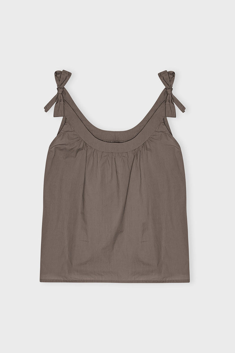 Care by Me Laurie Tie Top in Brown