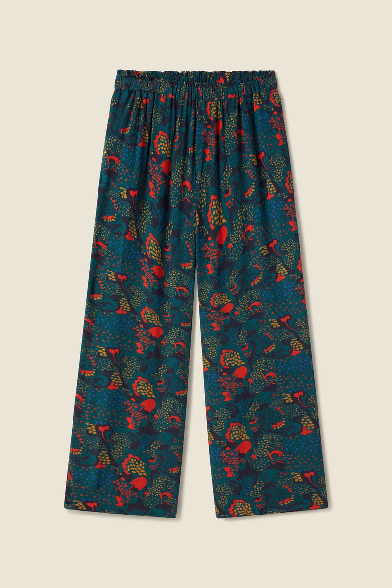 Trovata Leona Pant Teal Plume