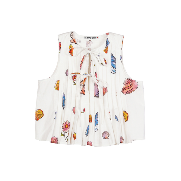 Ciao Lucia Lorena Shell Sleeveless Top