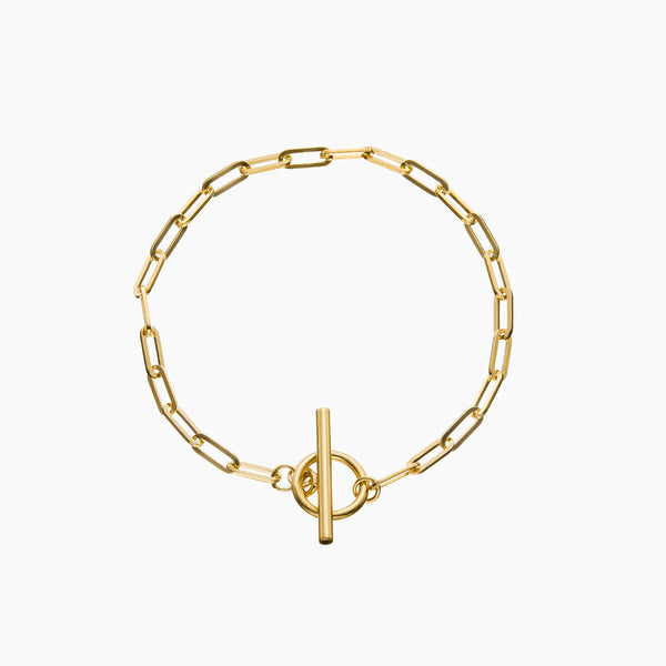 Otiumberg Love Link Bracelet in Gold Vermeil