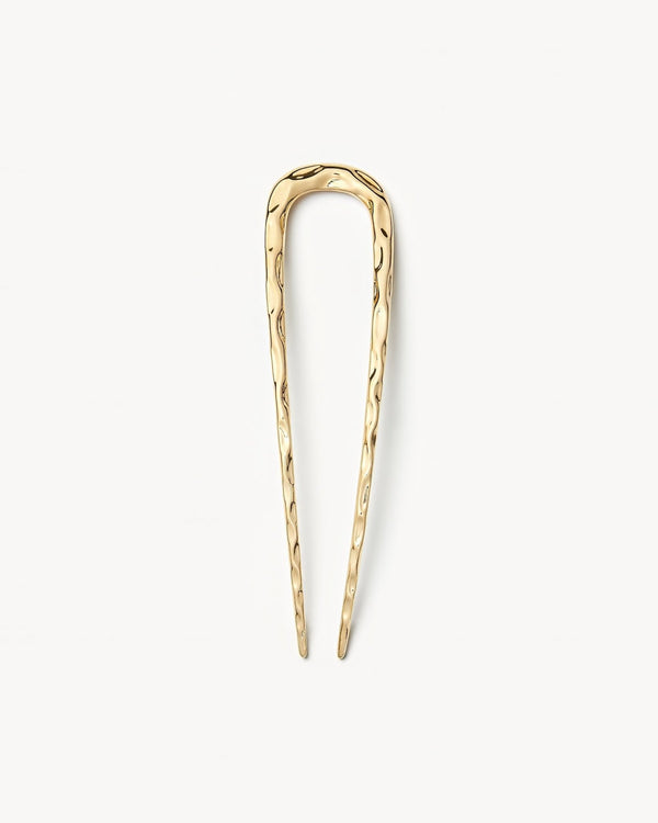 Midi Wavy French Hair Pin - Machete