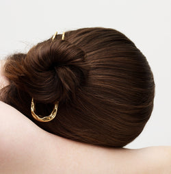 Midi Wavy French Hair Pin - Machete