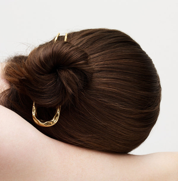 Midi Wavy French Hair Pin - Machete