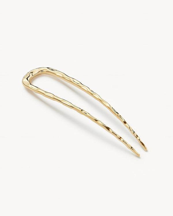 Midi Wavy French Hair Pin - Machete
