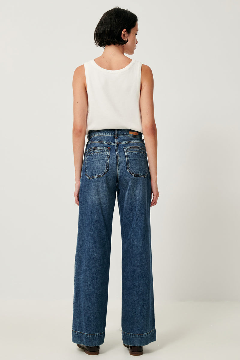 Johnny O High Rise Denim - Vintage Blue