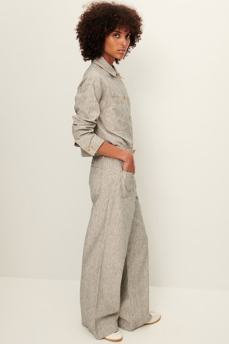 Sessun Manhatti Pants in Whiblack