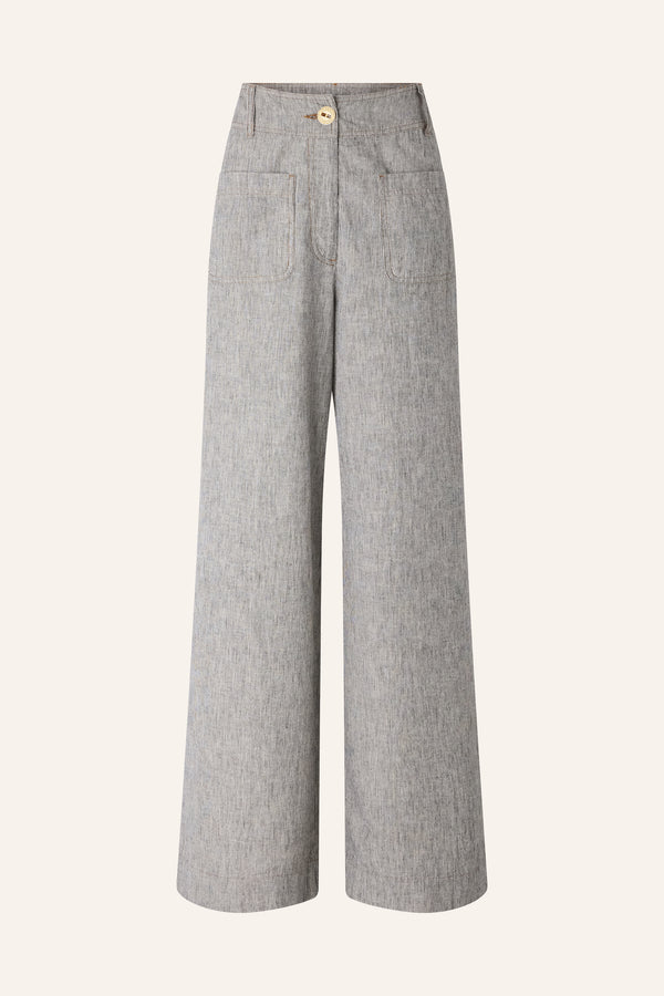 Sessun Manhatti Pants in Whiblack