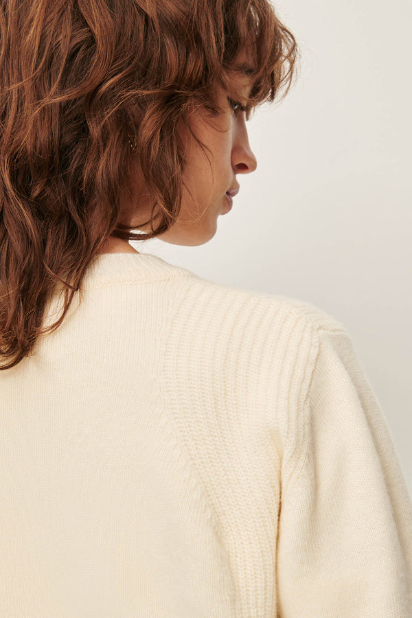 Sessun Baysilte Knit Sweater in Cream