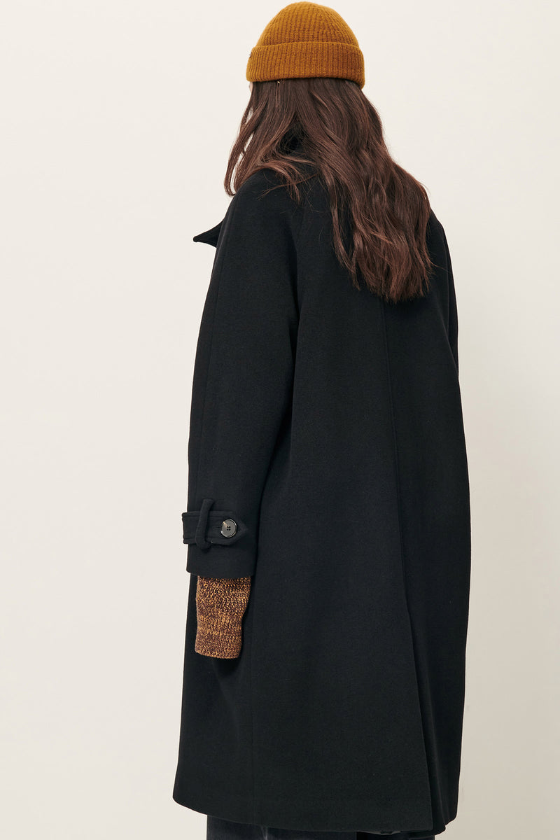 Sessun Bleeckett Wool Coat Black