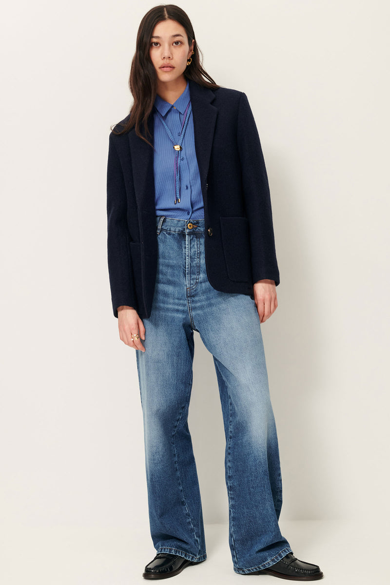 Sessun Madawool Jacket in Navy