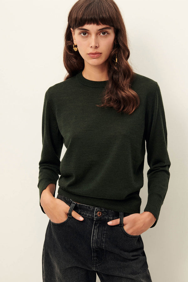 Sessun Teshima Jumper in Lichen