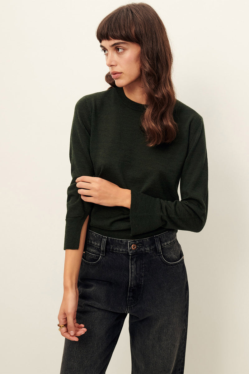 Sessun Teshima Jumper in Lichen