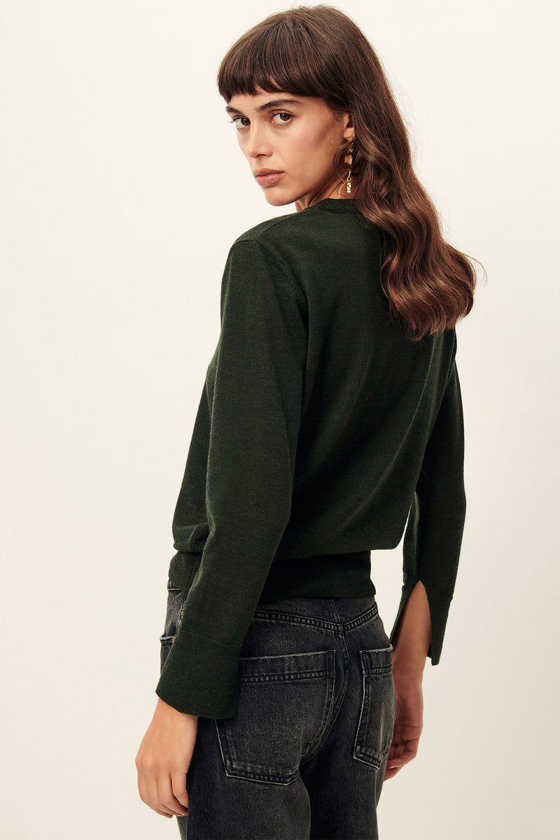 Sessun Teshima Jumper in Lichen