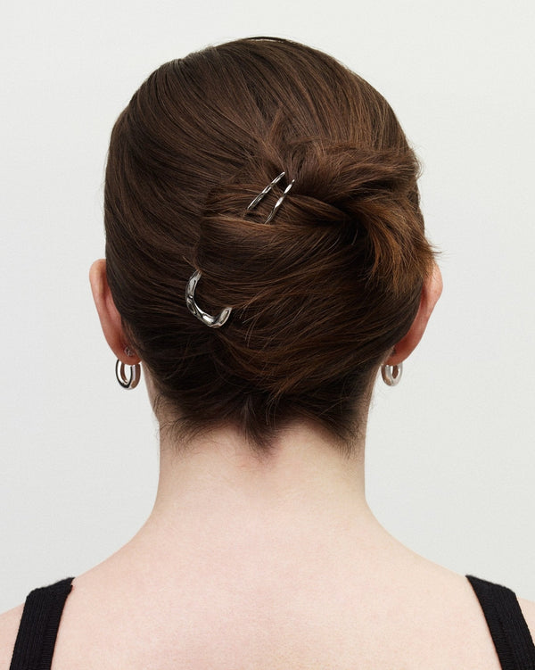 Petite Wavy French Hair Pin - Machete
