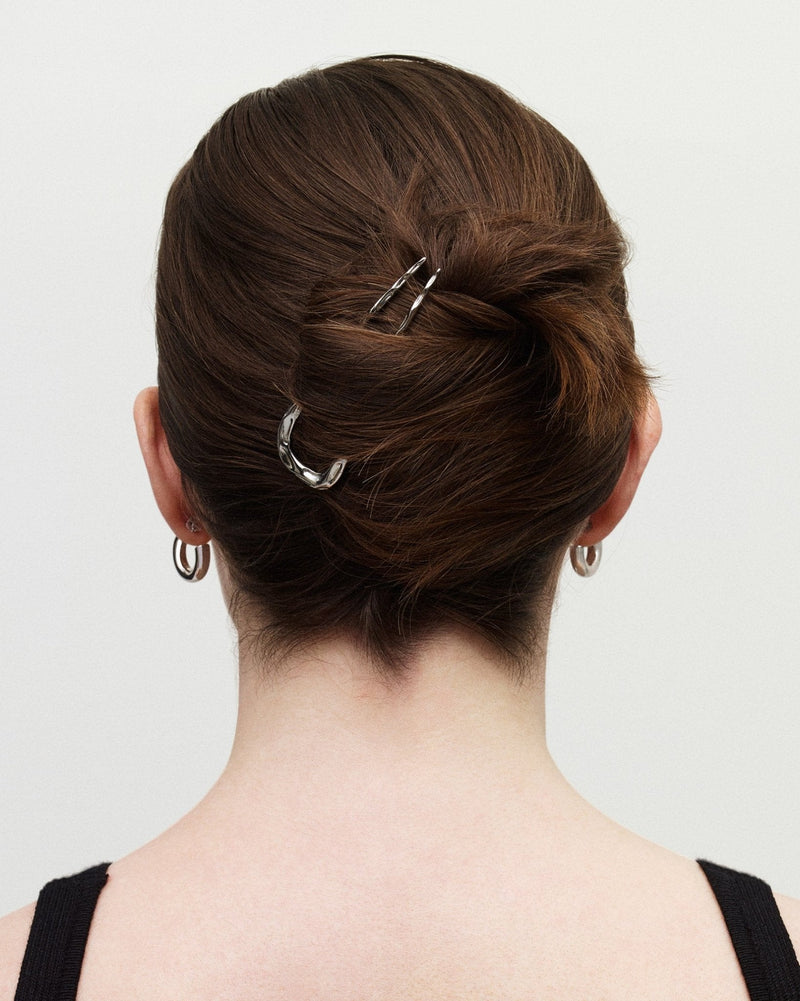 Petite Wavy French Hair Pin - Machete