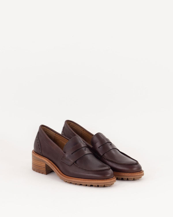 Sessun Hayden Loafers | Brown Whiskey Leather