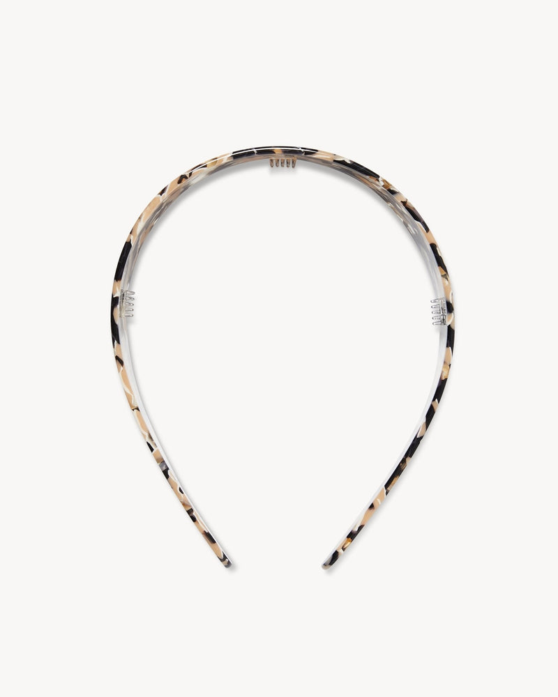 Machete Wide Headband in Abalone