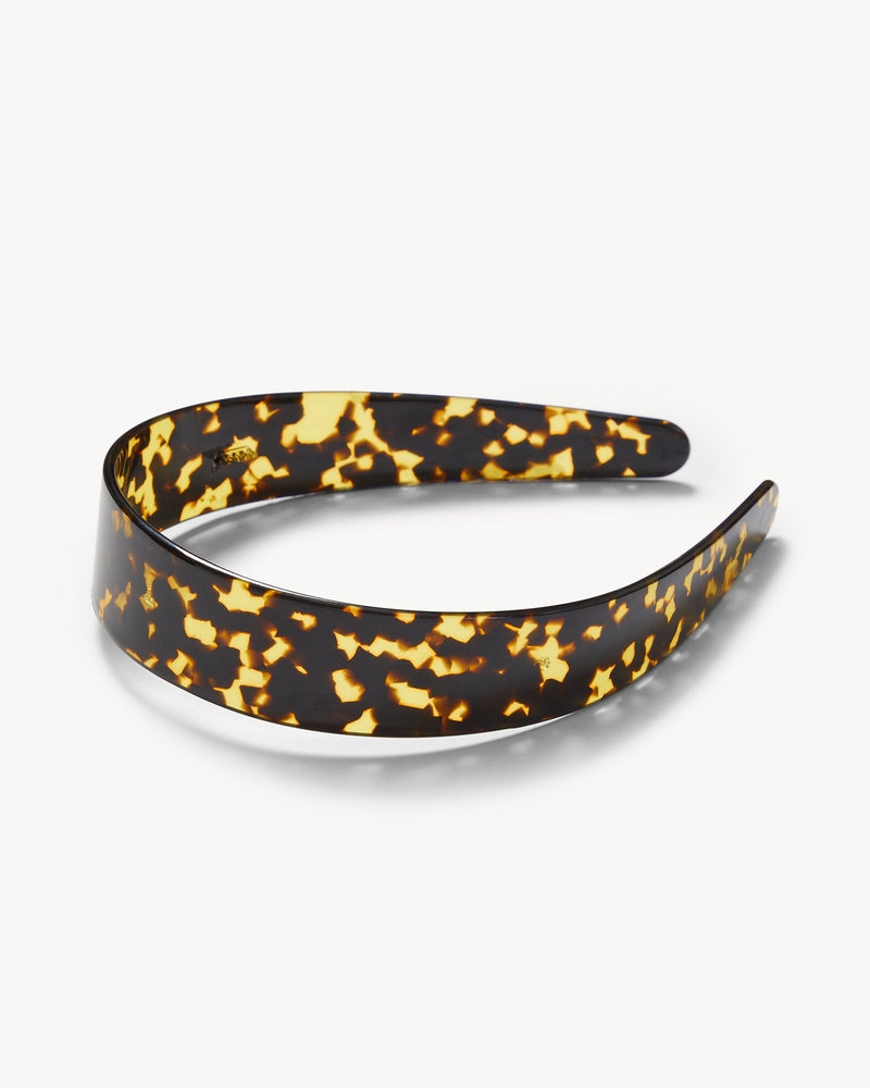Machete Wide Headband - Dark Tortoise
