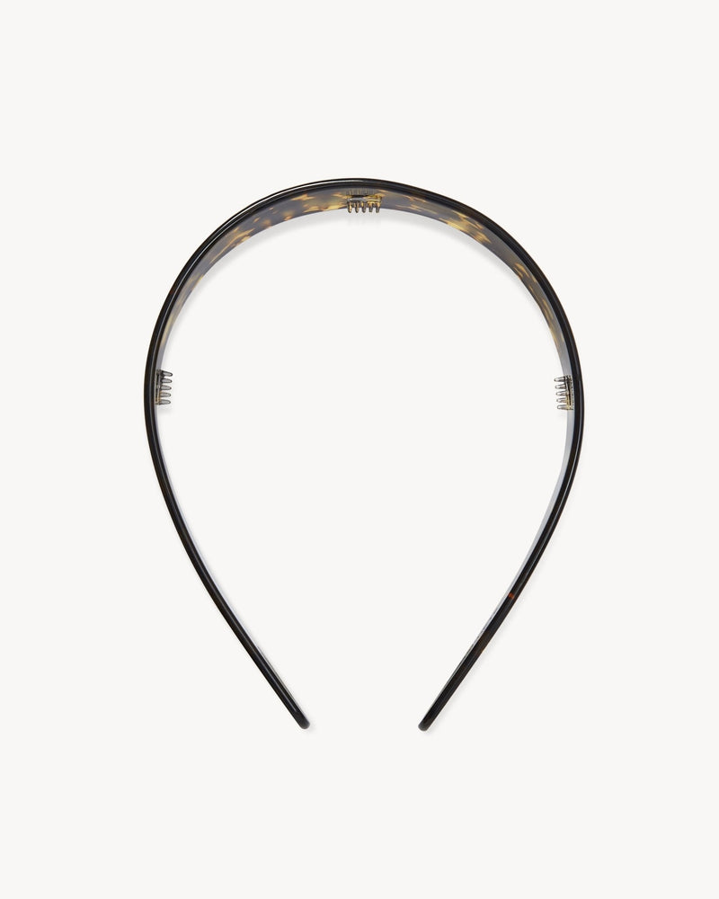 Machete Wide Headband - Dark Tortoise
