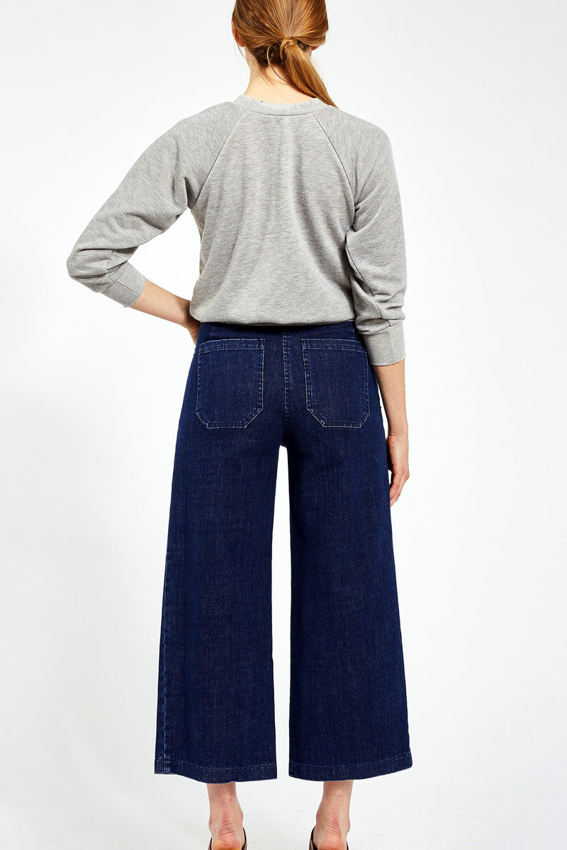 Loup Simone Wide Leg Denim | dark indigo