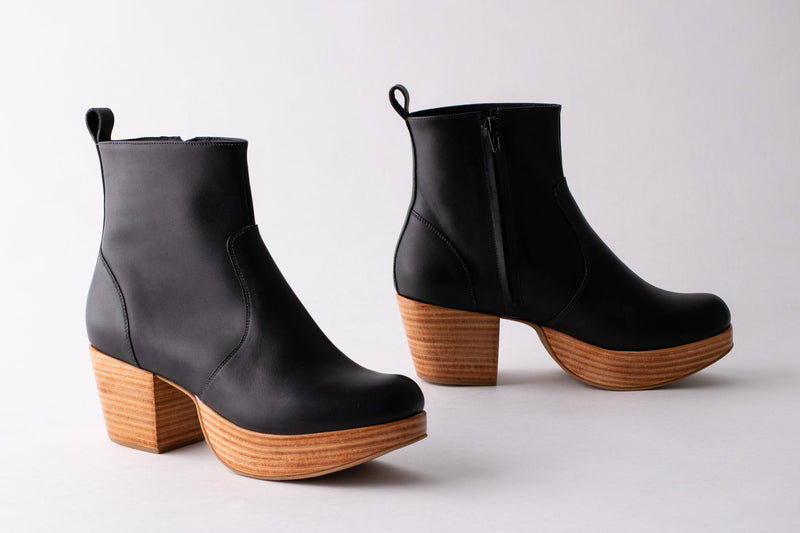 Fortress Charli Clog Boot in Black