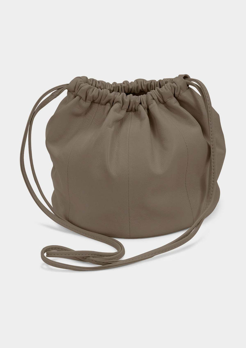 Soft Structure Bucket Bag - Earth