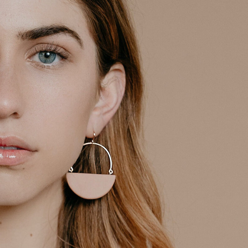 Amber E Lea Saturn Earrings