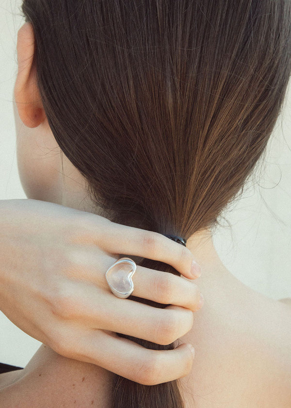 Annika Inez Gem HeartSterling Silver Ring