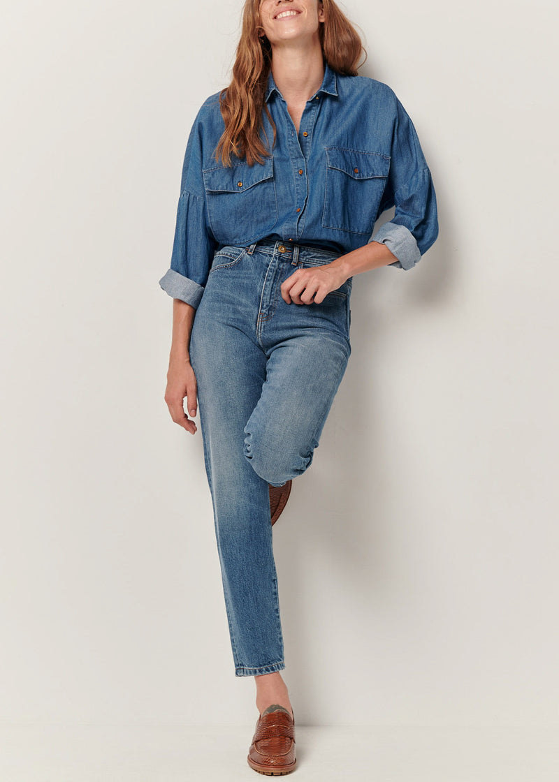 Sessun MOMON O Denim in Vintage Blue