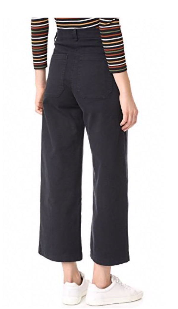 Loup Simone Wide Leg Denim | black