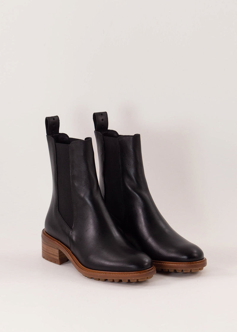 Sessun Pierce Leather Boots | Black