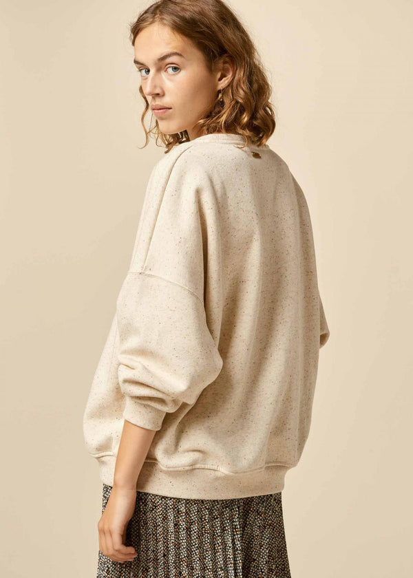 Chebbi Oversized Sweatshirt in Sandstone