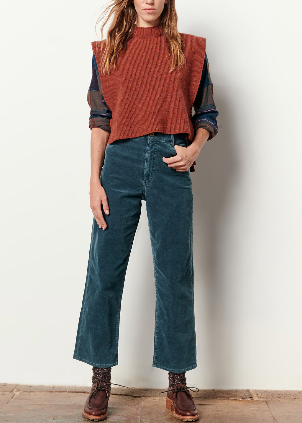 Velvet Cruise Pants in FUMO – Mabel and Moss