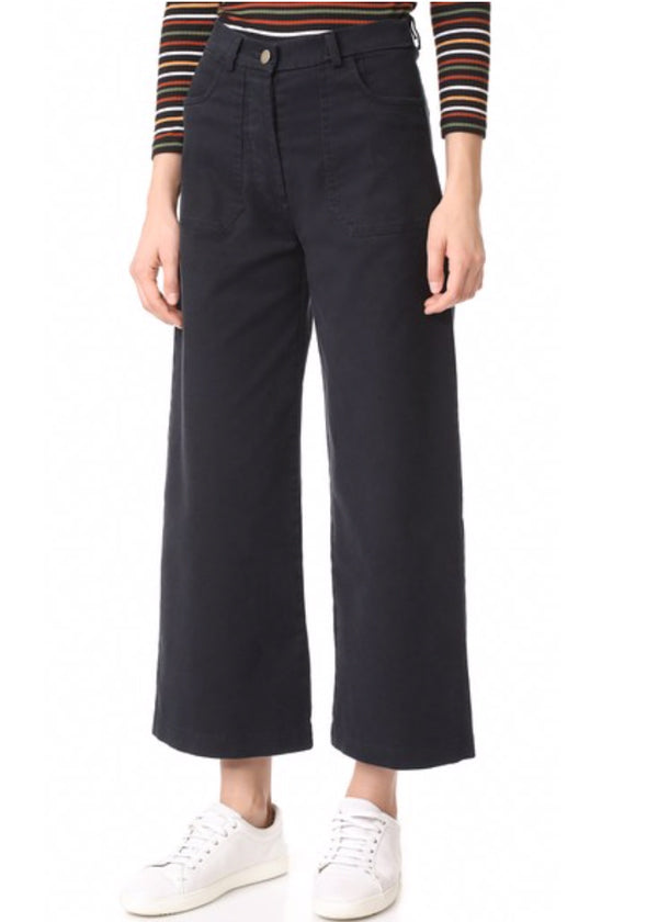Loup Simone Wide Leg Denim | black