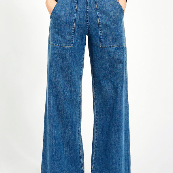 【BADINBAD】22SS★ 979 STITCH DENIM Kelsey High Rise Ankle Flare - Kut from the Kloth