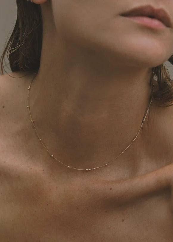 Cosmos Gold Necklace