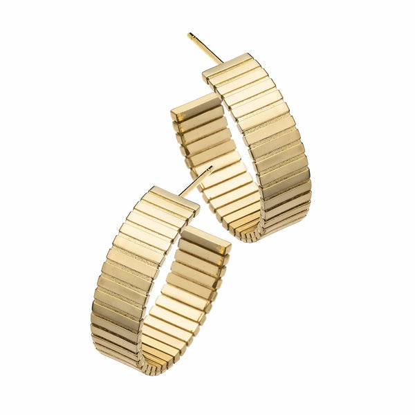 Jennifer Zeuner Odessa One Inch Gold Hoops