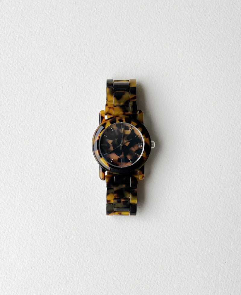 Tortoise shell outlet fossil watch
