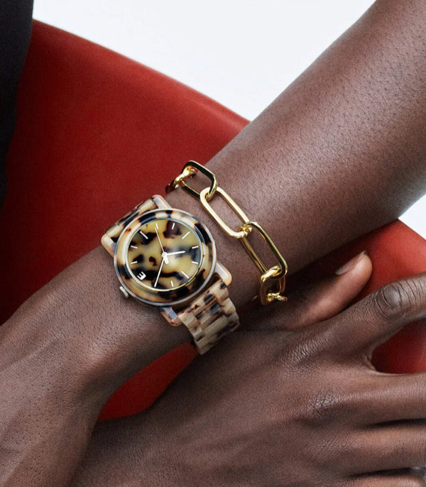 Machete Grande Solid Sterling Paperclip Chain Bracelet in Gold