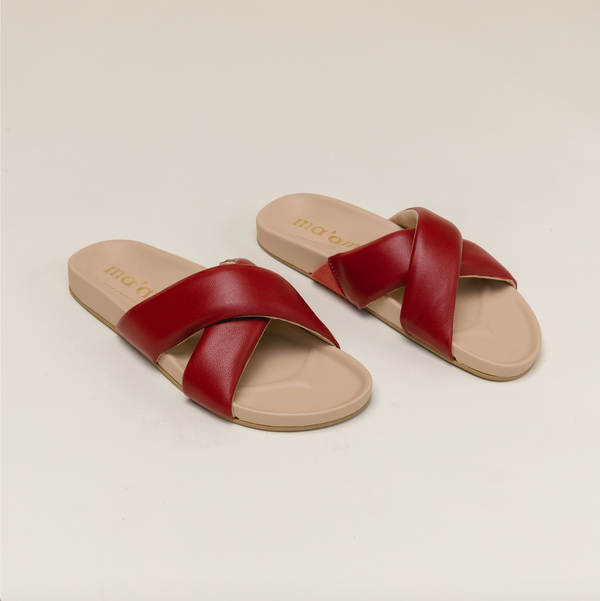 Ma'am Dolly Slide Mule Sandals in Negroni